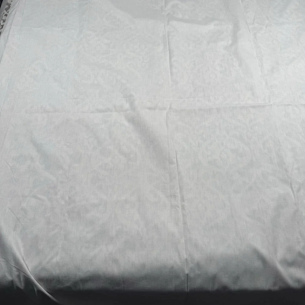 Pottery Barn INGRID DRAPE (1) 3-in-1 Pole Top GRAY IKAT 50x96